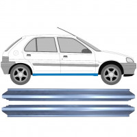 Pannello di riparazione sottoporta lamiera per Peugeot 106 1991-2003 / Set 11334
