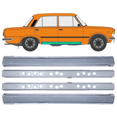 Pannello di riparazione sottoporta interno ed esterno per Fiat 125p 1968-1991 / Sinistra+Destra / Set 12548