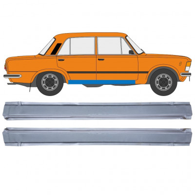 Pannello di riparazione sottoporta lamiera per Fiat 125p 1968-1991 / Sinistra+Destra / Set 12542