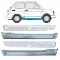 Pannello di riparazione sottoporta interno ed esterno per Fiat 126p 1972-2000 / Set 11718