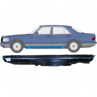 Sottoporta Lamiera Completo per Mercedes S-Class W126 1979-1991 / Sinistra 6740