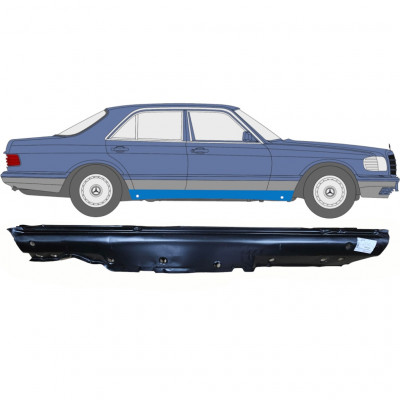 Sottoporta Lamiera Completo per Mercedes S-Class W126 1979-1991 / Destra 6739