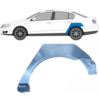 Pannello di riparazione parafango posteriore per Volkswagen Passat B6 2005-2010 / Sinistra 5049