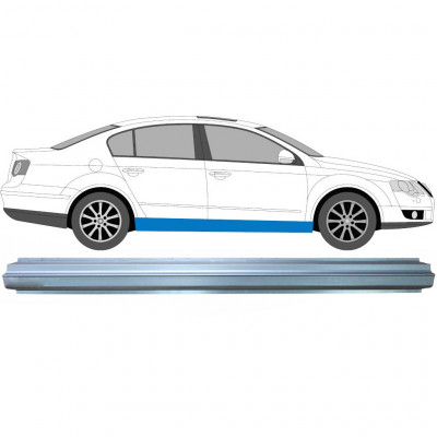 Pannello di riparazione sottoporta lamiera per Volkswagen Passat B6 2005-2010 / Sinistra = Destra (simmetrico) 7105