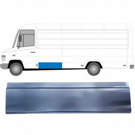 Pannello di riparazione pannello laterale per Mercedes Vario 1996- / Sinistra = Destra (simmetrico) 5626
