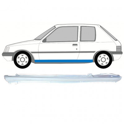 Sottoporta Lamiera Completo per Peugeot 205 1983-1998 / Sinistra 7589