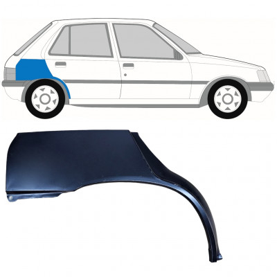 Pannello di riparazione parafango posteriore per Peugeot 205 1983-1998 / Destra 10969