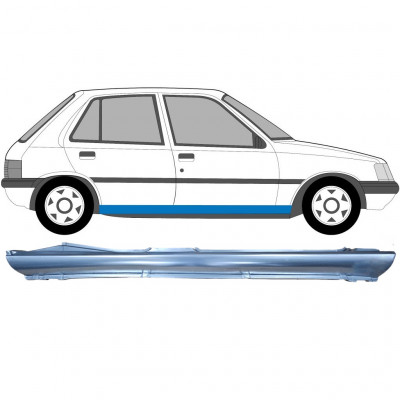 Sottoporta Lamiera Completo per Peugeot 205 1983-1998 / Destra 6947