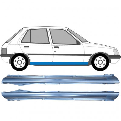 Sottoporta Lamiera Completo per Peugeot 205 1983-1998 / Sinistra+Destra / Set 9550
