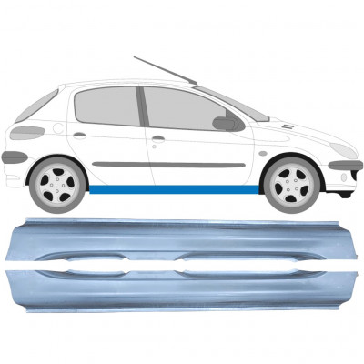Sottoporta Lamiera Completo per Peugeot 206 206+ 1998-2012 / Sinistra+Destra / Set 9247