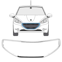 Cadre de calandre per Peugeot 208 2012-2015 16197