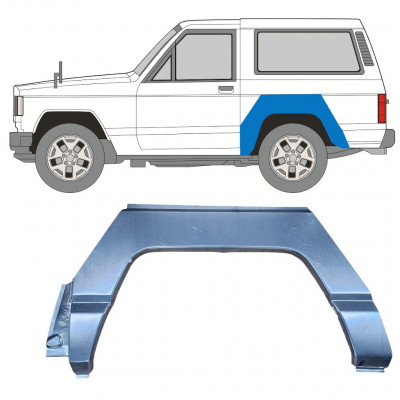 Pannello di riparazione parafango posteriore per Nissan Patrol K160 1979-1990 / Sinistra 9313
