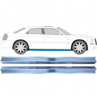 Pannello di riparazione sottoporta lamiera per Chrysler 300C 2004-2011 / Sinistra = Destra (simmetrico) / Set 9515