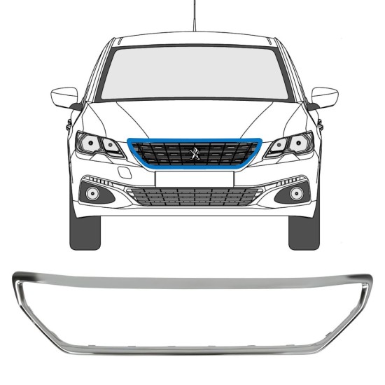 Griglia per Peugeot 301 2017- 16252