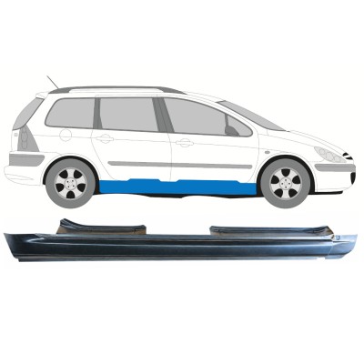 Sottoporta Lamiera Completo per Peugeot 307 2001-2008 / Destra / COMBI 16967