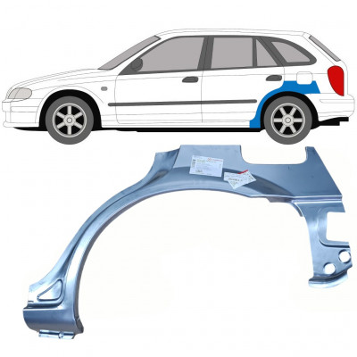 Pannello di riparazione parafango posteriore per Mazda 323F BJ 1998-2004 / Sinistra 6686