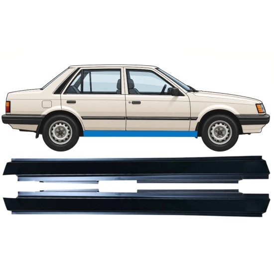 Sottoporta Lamiera Completo per Mazda 323 BF 1985-1989 / Sinistra / Destra / Sinistra+Destra / Set 12961