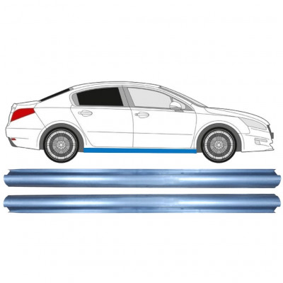 Pannello di riparazione sottoporta lamiera per Peugeot 508 2010-2018 / Sinistra+Destra / Set 11448
