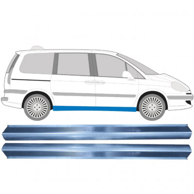 Pannello di riparazione sottoporta lamiera per Citroen C8 2002-2014 / Sinistra+Destra / Set 13253
