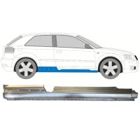 Sottoporta Lamiera Completo per Audi A3 8P 2003-2012 / Destra 14561