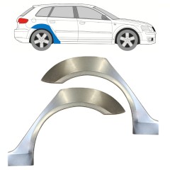 Pannello di riparazione parafango posteriore per Audi A3 8P 2003-2012 / Sinistra+Destra / Set 15210