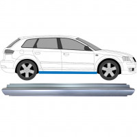 Pannello di riparazione sottoporta lamiera per Audi A3 8P 2003-2012 / Sinistra = Destra (simmetrico) 9036