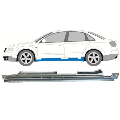 Sottoporta Lamiera Completo per Audi A4 B6 2000-2004 / Sinistra 15158