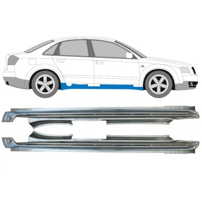Sottoporta Lamiera Completo per Audi A4 B6 2000-2004 / Sinistra+Destra 15159