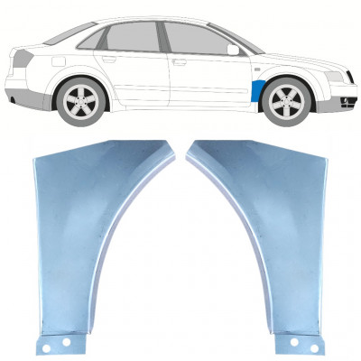 Pannello di riparazione parafango anteriore per Audi A4 B6 2000-2004 / Sinistra+Destra / Set 9150
