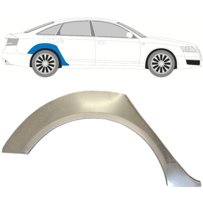 Pannello di riparazione parafango posteriore per Audi A6 C6 2004-2010 / Destra 14741