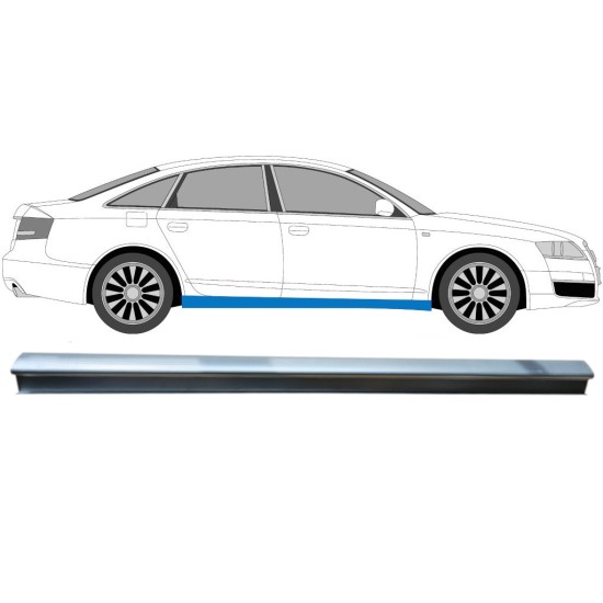 Pannello di riparazione sottoporta lamiera per Audi A6 C6 2004-2010 / Destra 14983