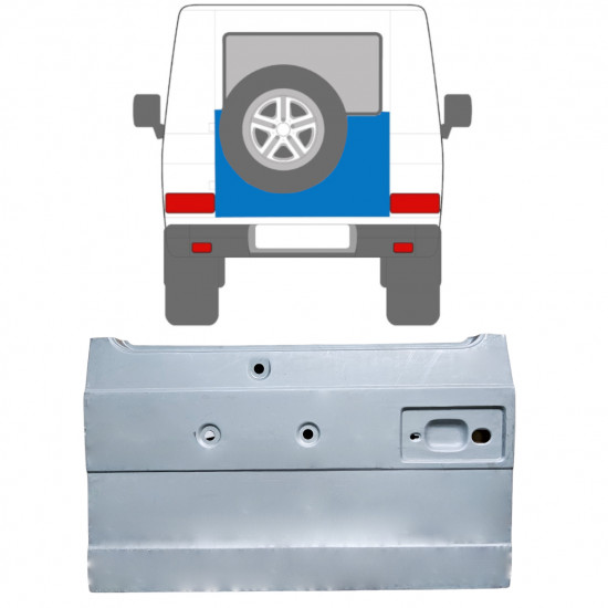 Pannello di riparazione porta posteriore esterno per Mercedes G-Class W460 W461 W463 1979- 5545