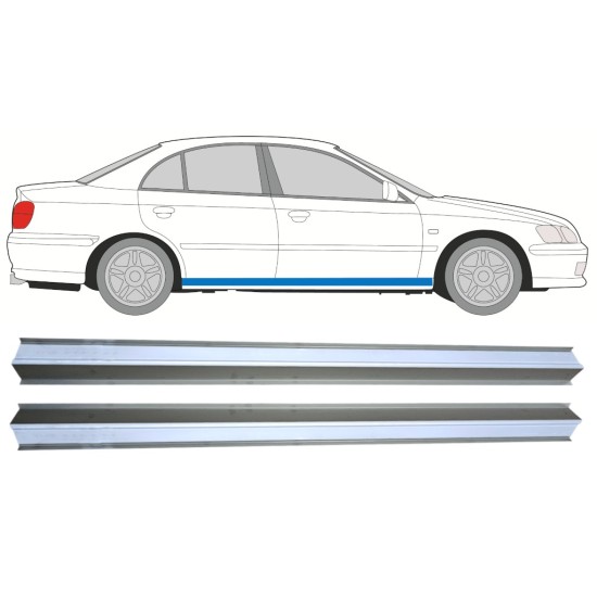 Pannello di riparazione sottoporta superiore per Honda Accord 1998-2002 / Sinistra+Destra / Set 16285