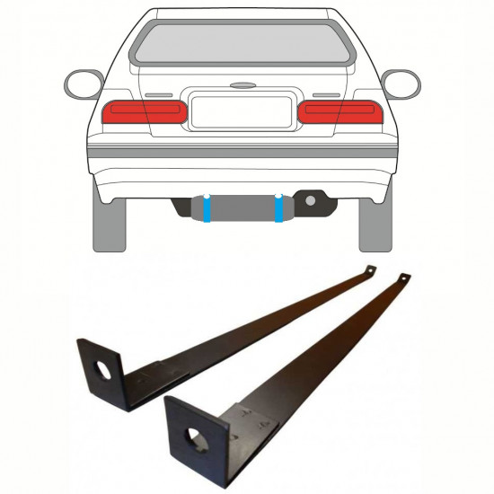 Cinghie serbatoio carburante per Honda Accord 1993-1998 10161