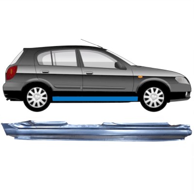 Sottoporta Lamiera Completo per Nissan Almera N16 1999-2007 / Destra 6835
