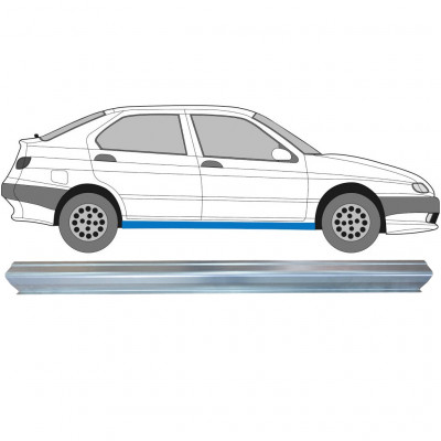 Pannello di riparazione sottoporta lamiera per Alfa Romeo 145 146 1994-2000 / Sinistra = Destra (simmetrico) 6417