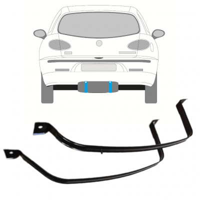 Cinghie serbatoio carburante per Alfa Romeo 147 2000-2010 10975