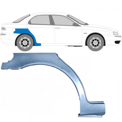 Pannello di riparazione parafango posteriore per Alfa Romeo 156 1997-2005 / Destra / SEDAN 5400