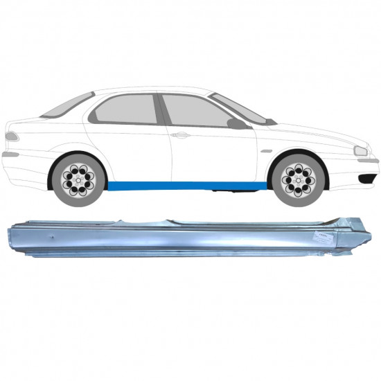 Sottoporta Lamiera Completo per Alfa Romeo 156 1997-2005 / Destra 5399