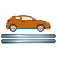 Pannello di riparazione sottoporta lamiera per Alfa Romeo Mito 2008-2018 / Sinistra = Destra (simmetrico) / Set 10708