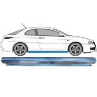 Pannello di riparazione sottoporta lamiera per Alfa Romeo GT 2003-2010 / Sinistra = Destra (simmetrico) 7174