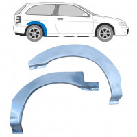 Pannello di riparazione parafango posteriore per Nissan Almera N15 1995-1999 / Sinistra+Destra / Set 10455