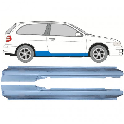 Sottoporta Lamiera Completo per Nissan Almera N15 1995-1999 / Sinistra+Destra / Set 10608