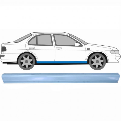 Pannello di riparazione sottoporta lamiera per Nissan Almera N15 1995-1999 / Sinistra = Destra (simmetrico) 6837