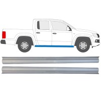 Pannello di riparazione sottoporta inferiore per Volkswagen Amarok 2010-2022 / Sinistra+Destra / Set 15100