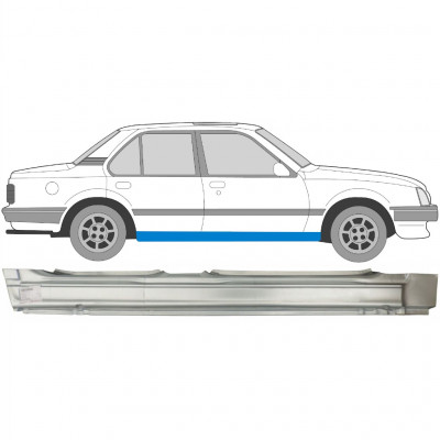 Sottoporta Lamiera Completo per Opel Ascona C 1981-1998 / Destra 6917