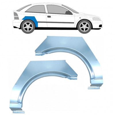 Pannello di riparazione parafango posteriore per Opel Astra G 1998-2009 / Sinistra+Destra / Set 10518