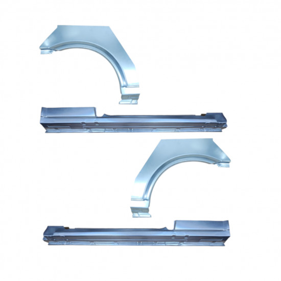 Pannello di riparazione sottoporta e parafango posteriore per Opel Astra G 1998-2009 / COUPE / CABRIO / Set 12594