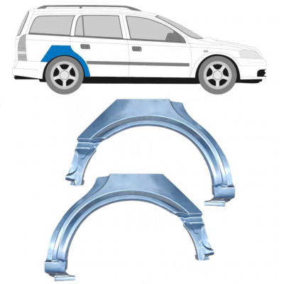 Pannello di riparazione parafango posteriore per Opel Astra G 1998-2009 / Sinistra+Destra / COMBI / Set 10434