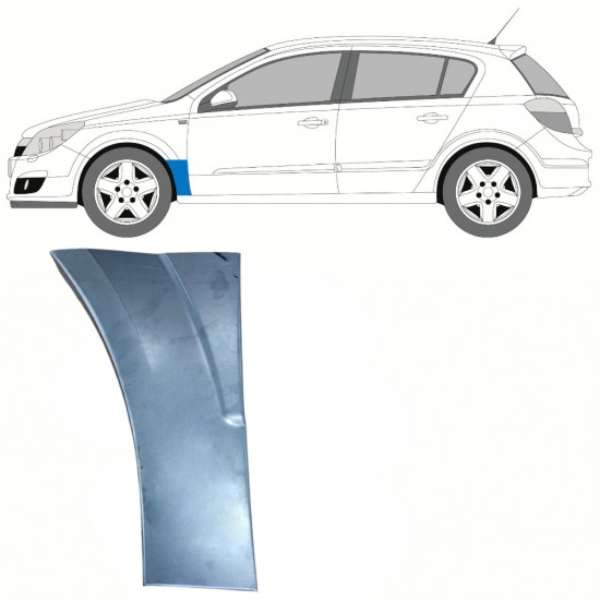 Pannello di riparazione parafango anteriore per Opel Astra H 2003-2014 / Sinistra 10137